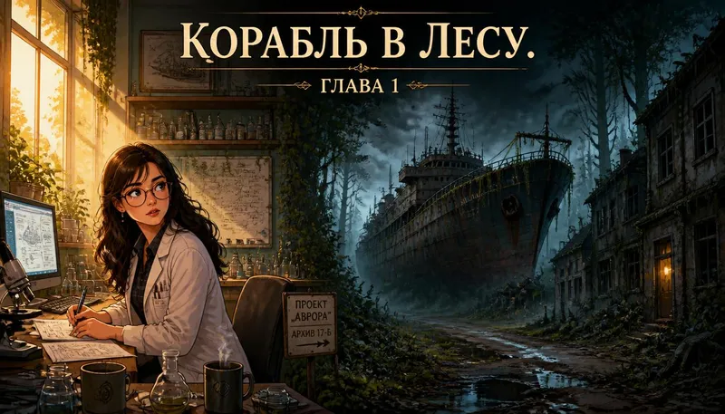 Корабль в лесу
