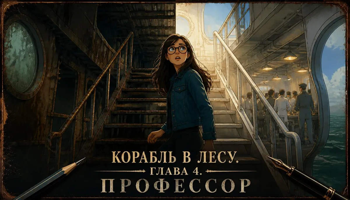 Новость FoxNova: 📖 «Корабль в лесу» — Глава 4 «Профессор»